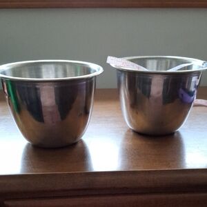 Vintage Stainless Steel Mixing Bowls